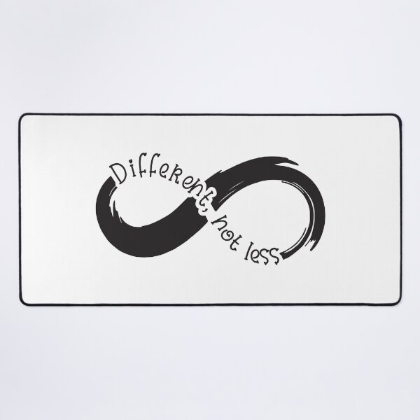 Item preview, Different, Not Less Autism infinity Loop symbol designed and sold by Dolphin Graphic.