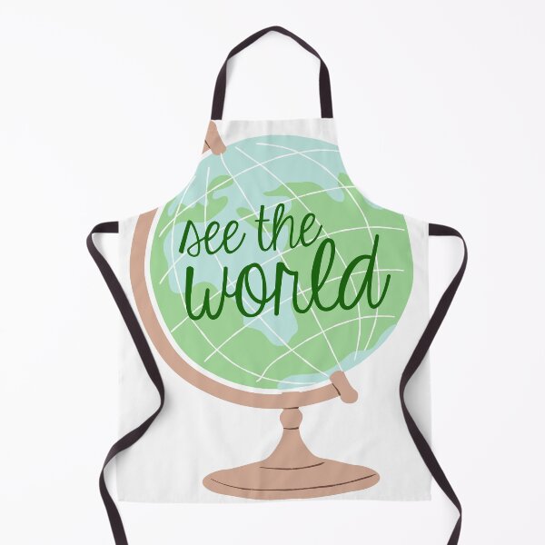 Item preview, See the World Watercolor Globe designed and sold by annmariestowe.