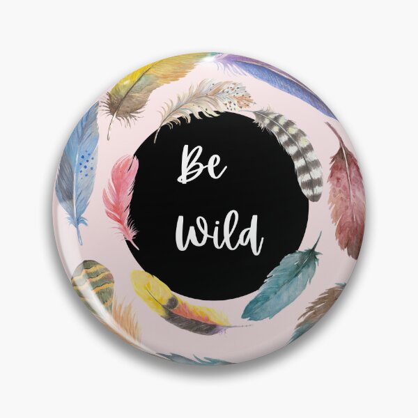 Item preview, Be Wild feather colours rainbow fun designed and sold by Joanna @ColorfulMoonlight.