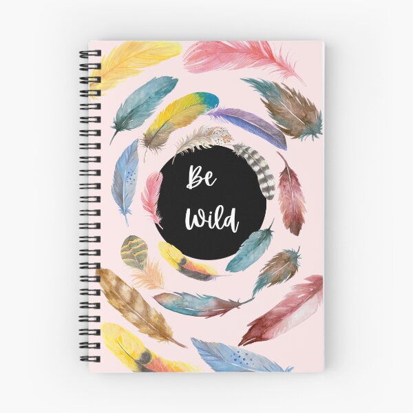 Item preview, Be Wild feather colours rainbow fun designed and sold by Joanna @ColorfulMoonlight.
