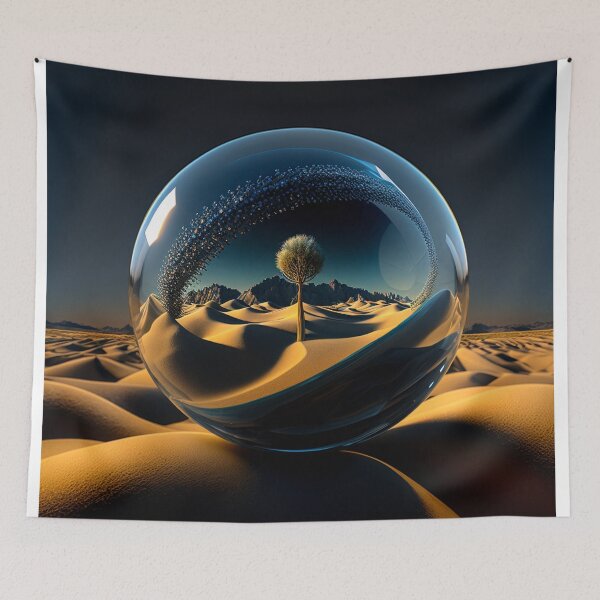 Item preview, Fantasy Landscape Art, Lone Tree designed and sold by Fantasy Masterpiece.
