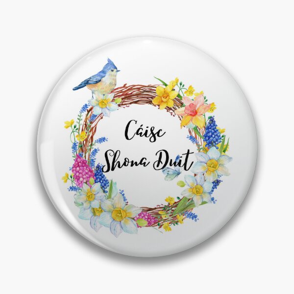 Item preview, Cáisc Shona Duit Gaeilge Easter Wreath designed and sold by Irishprints.