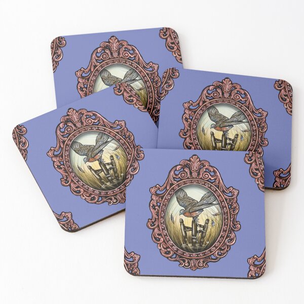 Item preview, Kitsch Cameo: Last Stool Pigeon in the West designed and sold by FreyStrandDraws.