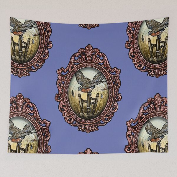 Item preview, Kitsch Cameo: Last Stool Pigeon in the West designed and sold by FreyStrandDraws.