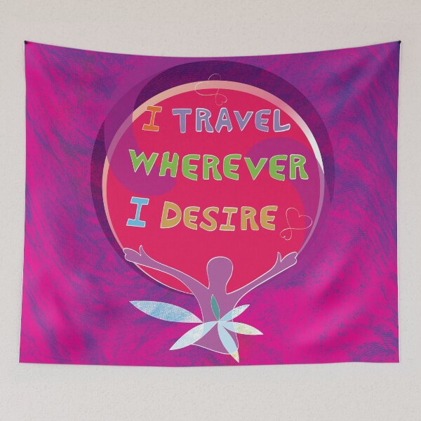 Item preview, I travel wherever I desire designed and sold by Mimi Huang.