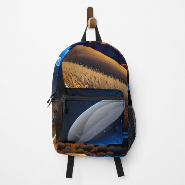 Item preview, Fantasy Landscape Art, Blue Moon, Blue Stars designed and sold by Fantasy Masterpiece.
