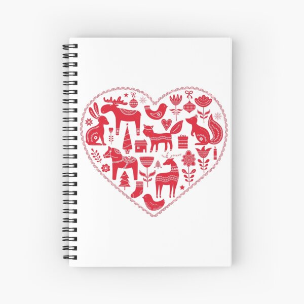 Item preview, Scandinavian elements in heart designed and sold by Alisovna.