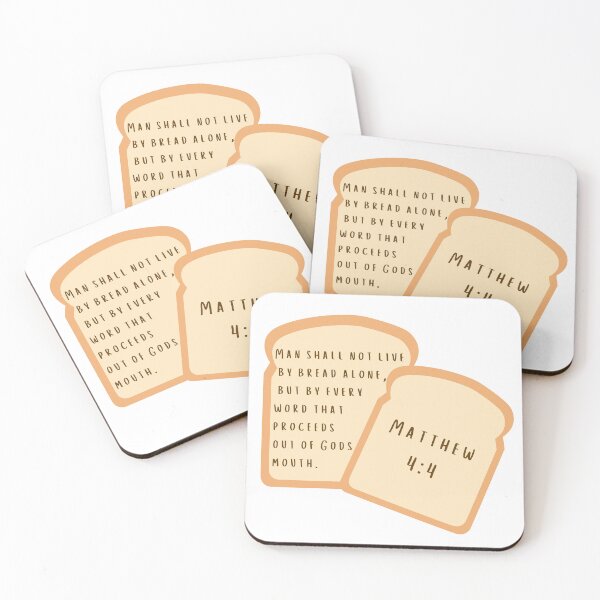 Item preview, Matthew 4:4  designed and sold by agaveporridge.