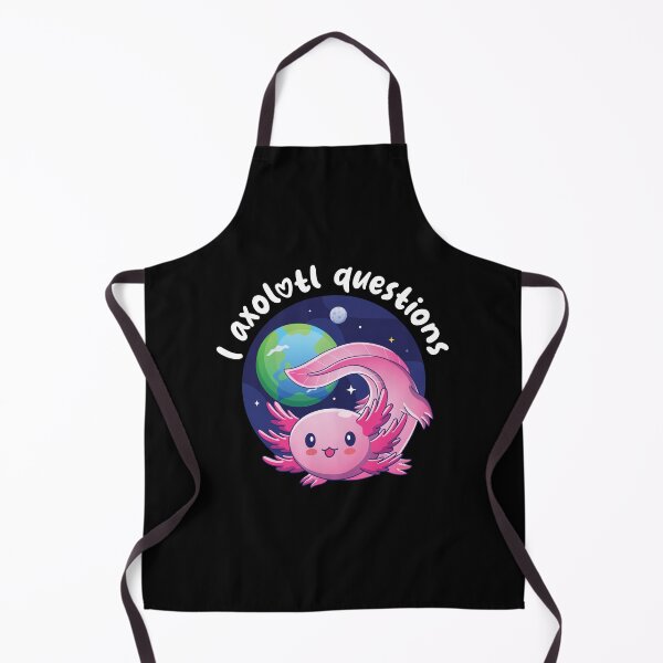 Item preview, I axolotl questions - pink (on dark colors) designed and sold by messy-nessie.