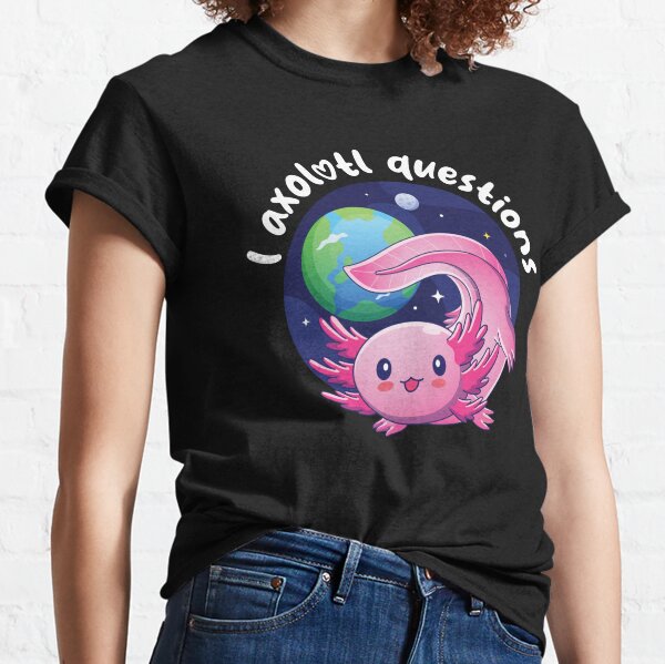 Cute Pink Axolotl T-Shirts for Sale