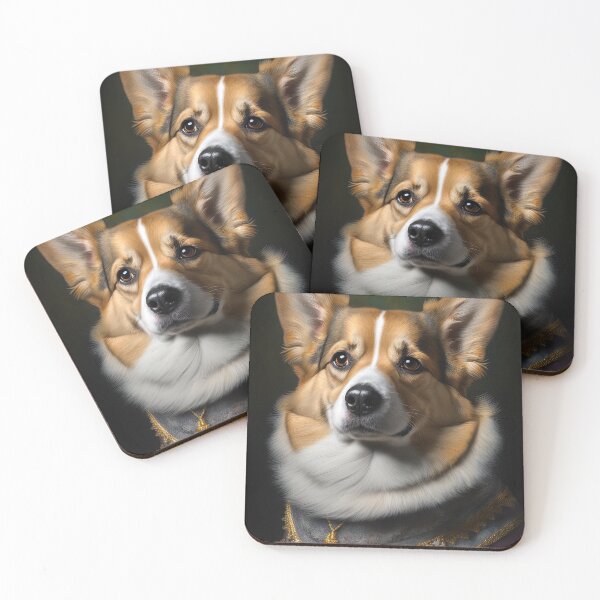 Item preview, Corgi Dog Portrait very cute 6 designed and sold by jetaiart.