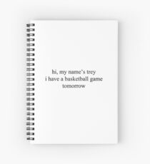 hi, my name's trey - vine quote Spiral Notebook