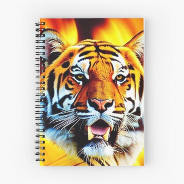 Item preview, Flaming Tiger Head designed and sold by Mark Cannon.