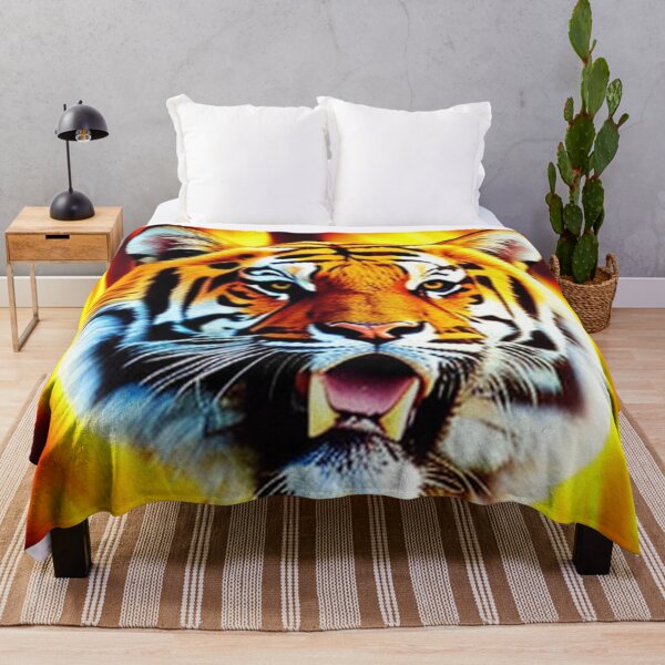 Item preview, Flaming Tiger Head designed and sold by Mark Cannon.