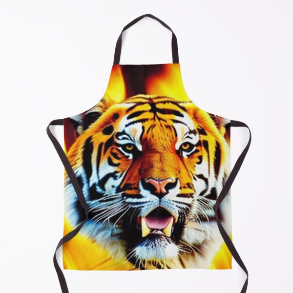 Item preview, Flaming Tiger Head designed and sold by Mark Cannon.