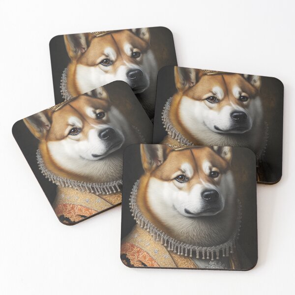 Item preview, Akita Dog Portrait very cute 7 designed and sold by jetaiart.
