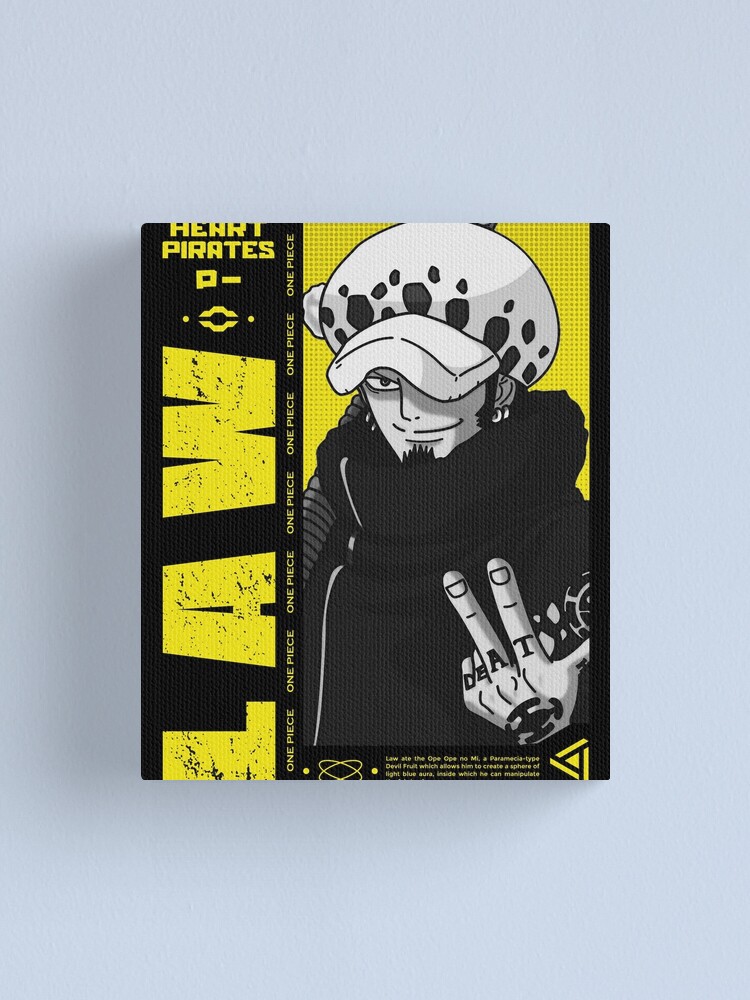 Trafalgar Law - One Piece v.1 - black version Poster for Sale by Geonime