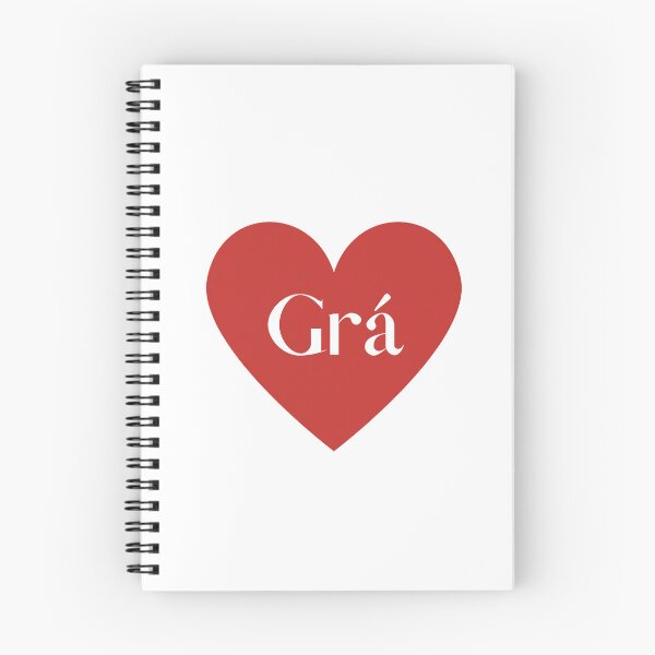 Item preview, Grá Gaeilge Irish Language Love Heart designed and sold by Irishprints.