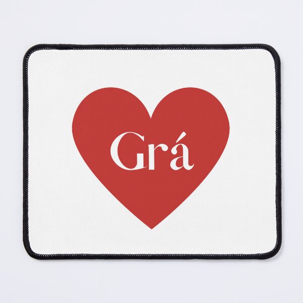 Item preview, Grá Gaeilge Irish Language Love Heart designed and sold by Irishprints.