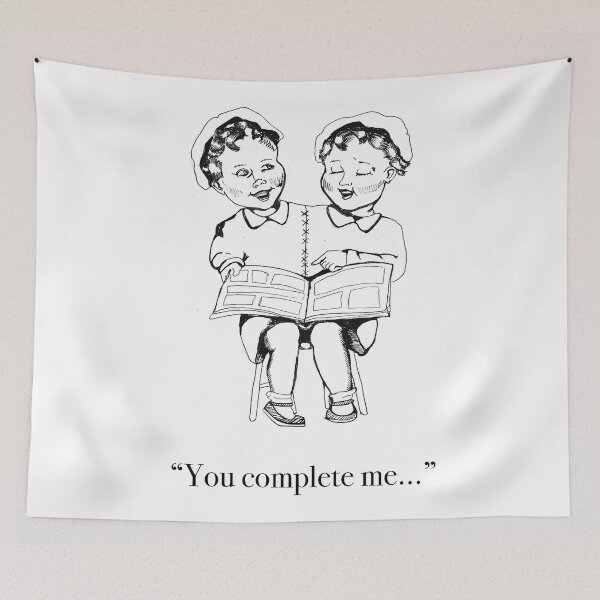 Item preview, You complete me  designed and sold by CrazyDollLady.