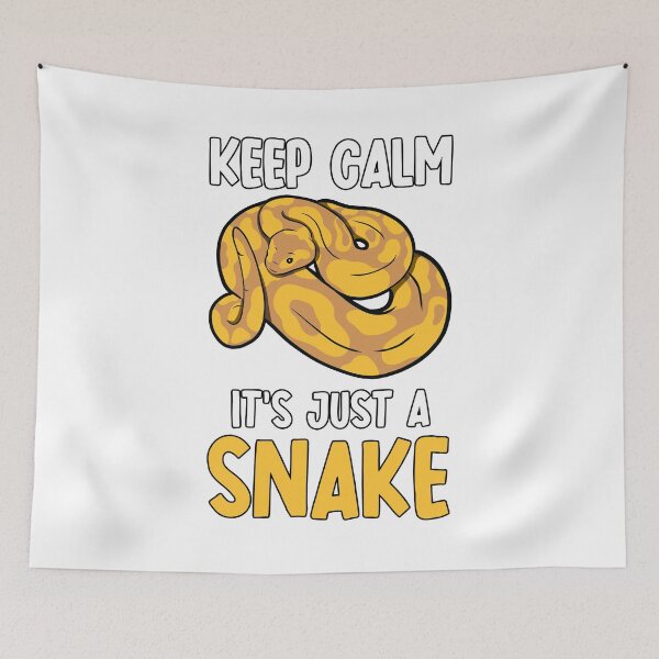 Item preview, Keep Calm Its Just A Snake designed and sold by jie lin.
