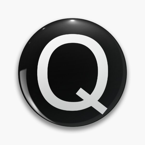 Item preview, Helvetica Q in white designed and sold by winterwinter.