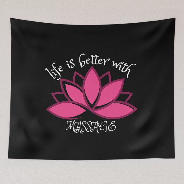 Item preview, life is better with massage 8 designed and sold by FLOWER--ART.