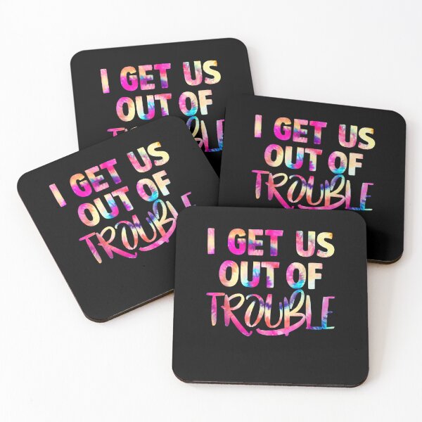 Item preview, I Get Us Out Of Trouble T Shirt - Matching Best Friend designed and sold by ArtMuni99.