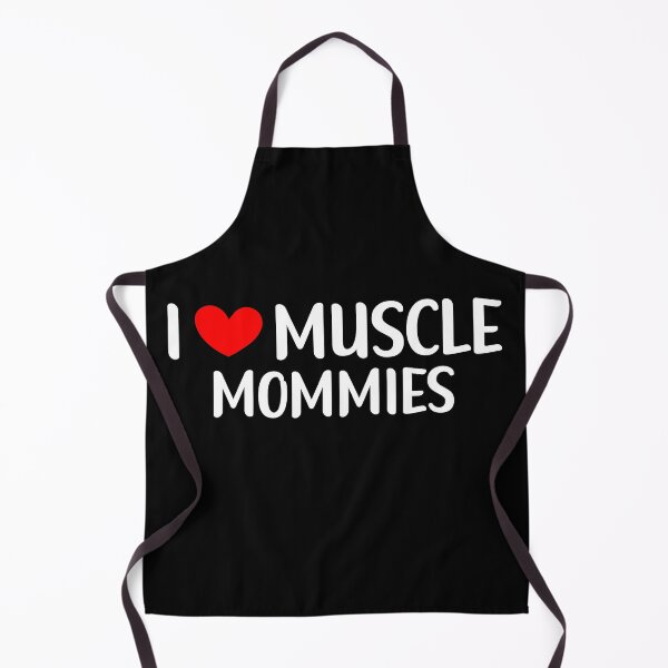 Item preview, I love muscle mommies Retro Groovy I Heart Muscle Mommies designed and sold by Mehdi Art.