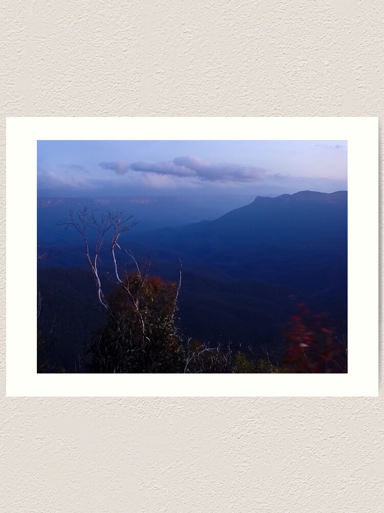 Alternate view of Blue Skies - Blue Mountains NSW Art Print
