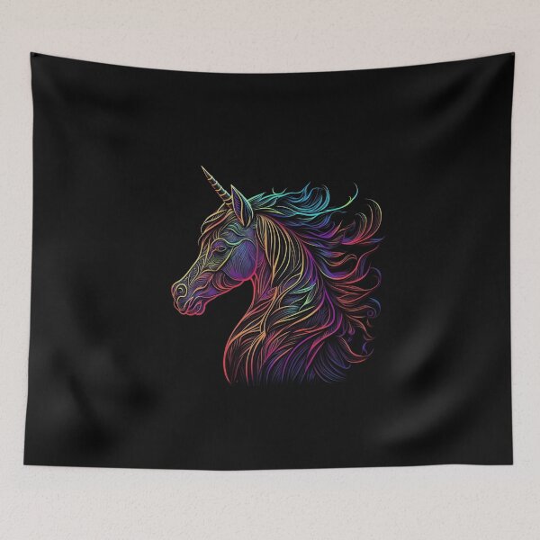 Item preview, Exploring the Magic, A Close-Up Look at a Unicorns Head designed and sold by digitaldreamHD.