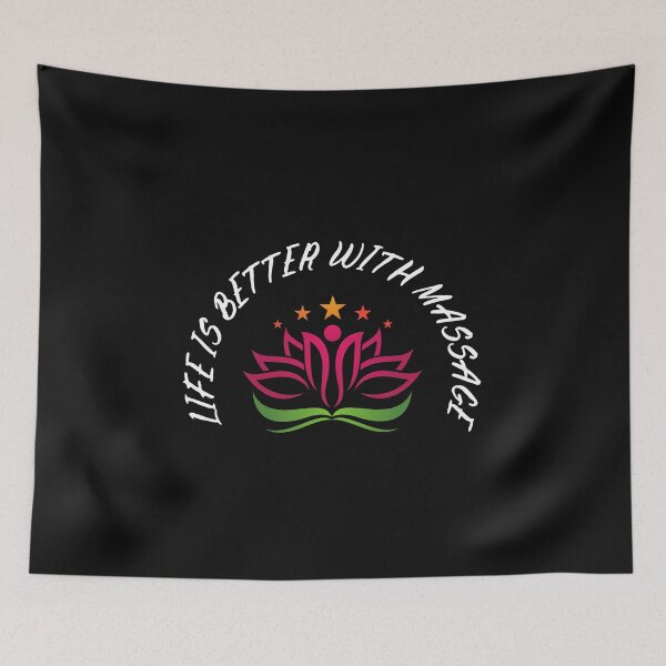 Item preview, life is better with massage 9 designed and sold by FLOWER--ART.