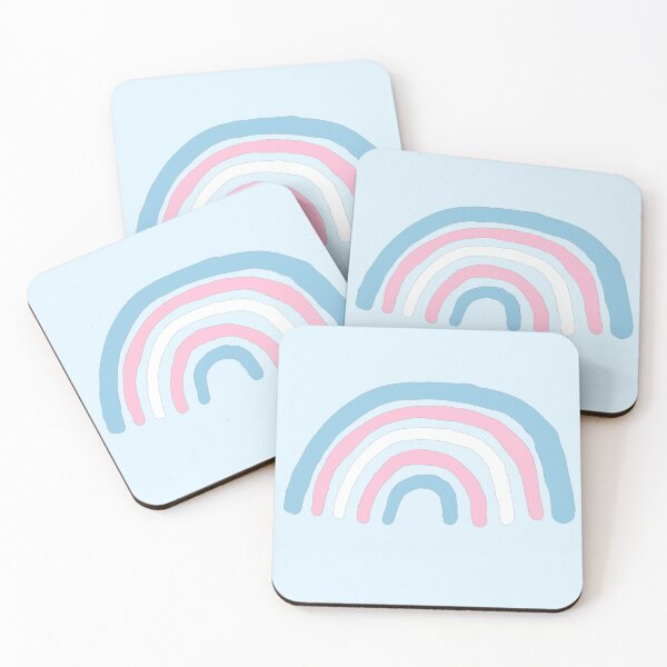 Item preview, Trans Pride Rainbow Minimalist designed and sold by everything4eva.