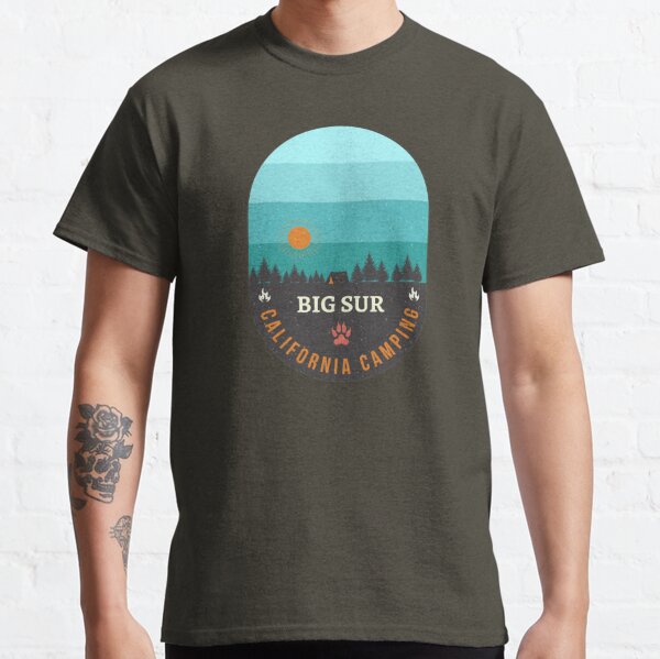 Buy Big Sur T Shirt Gray California Shirt California Camping