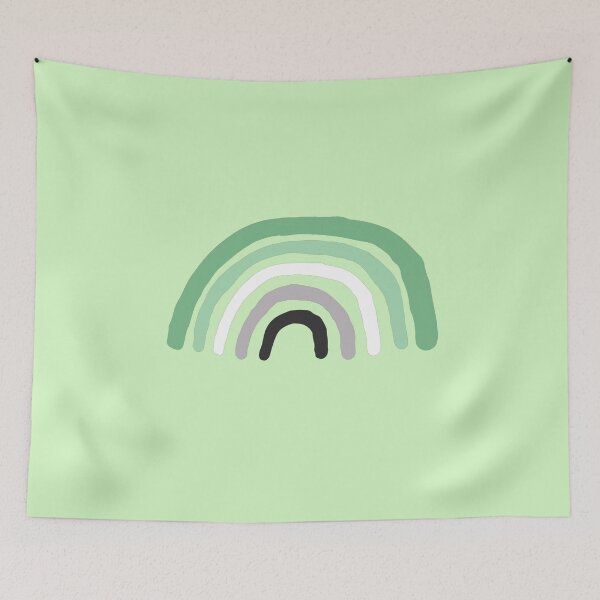 Item preview, Aromantic Pride Rainbow Minimalist designed and sold by everything4eva.