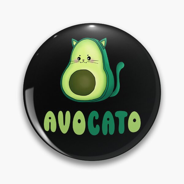 Item preview, AVOCATO - funny cute cat avocado  designed and sold by KatisDesign.