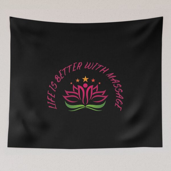 Item preview, life is better with massage 10 designed and sold by FLOWER--ART.