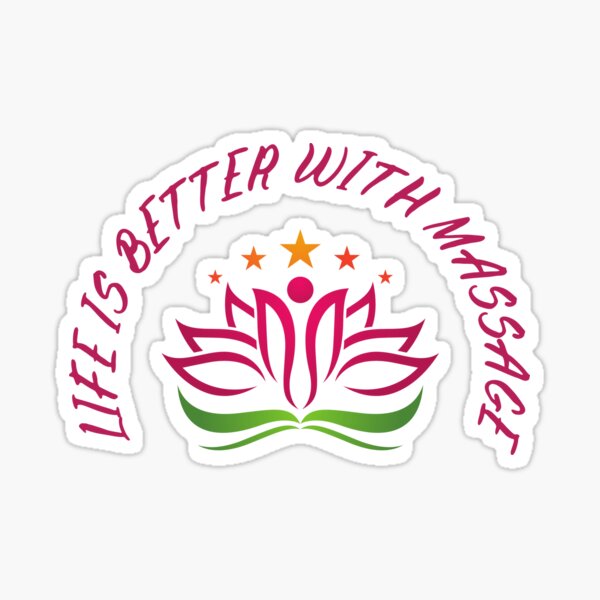 Item preview, life is better with massage 10 designed and sold by FLOWER--ART.