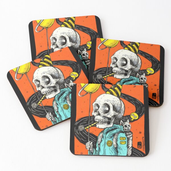 Item preview, happy skull designed and sold by alhociema.