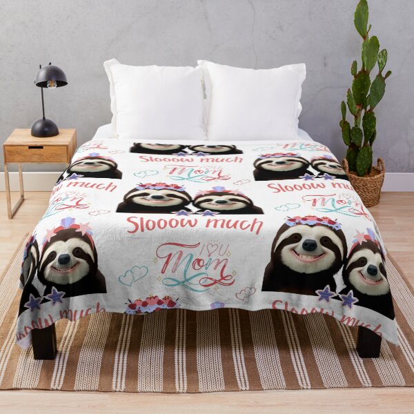 Item preview, I love Mom sloth designed and sold by sweetiejojo.