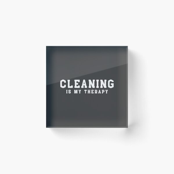 Item preview, Cleaning is my therapy designed and sold by ZingAndPep.