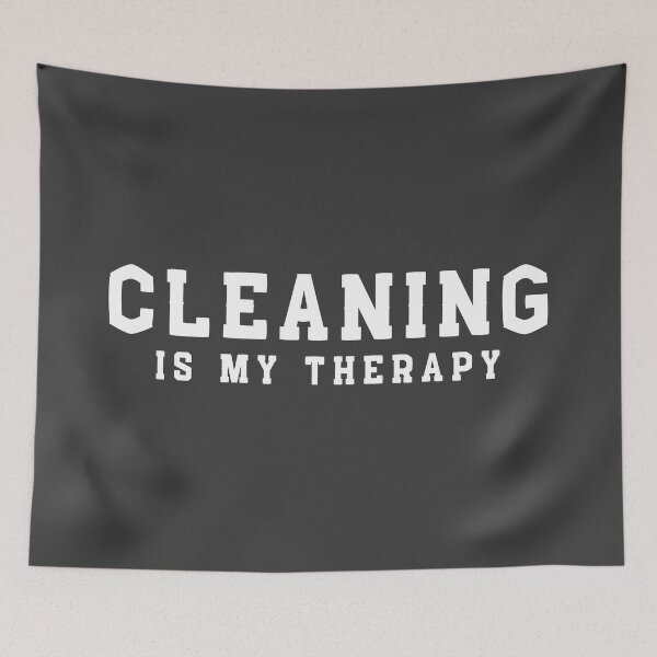 Item preview, Cleaning is my therapy designed and sold by ZingAndPep.