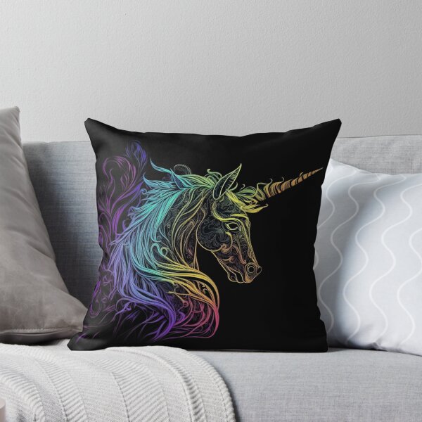 Item preview, A Gorgeous Unicorn Head with a Chromatic Horn designed and sold by digitaldreamHD.