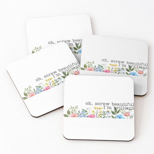 Item preview, Oh screw beautiful im brilliant wildflowers designed and sold by annmariestowe.