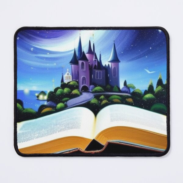 Item preview, Magical castle and a book designed and sold by IviBlack.