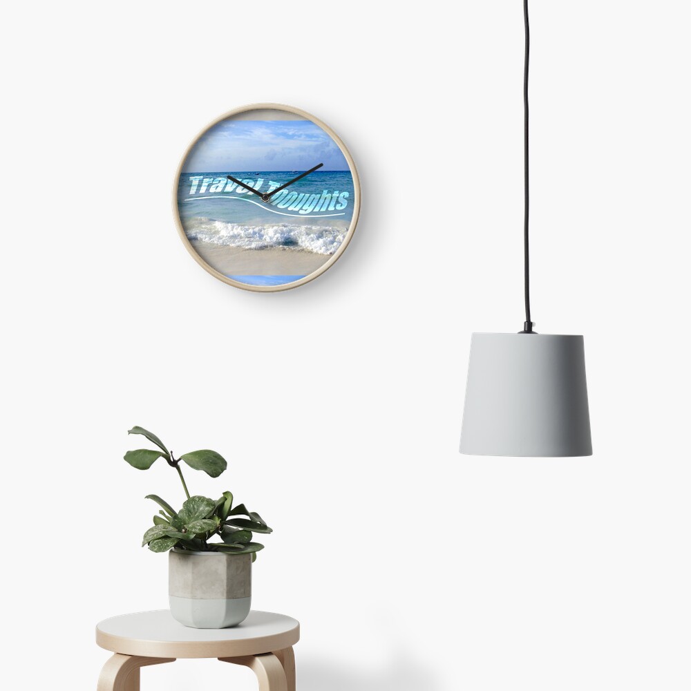 Travel Thoughts' logo Clock