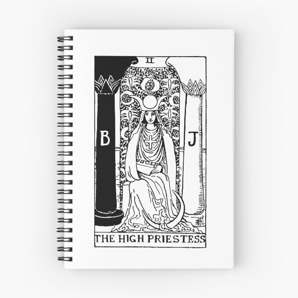 Item preview, The High Preistess Tarot in black designed and sold by winterwinter.