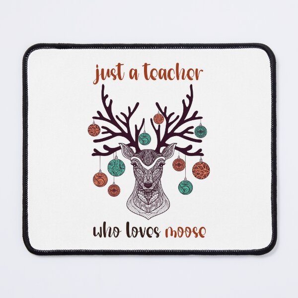 Item preview, just a teacher who loves moose designed and sold by amersoliman.