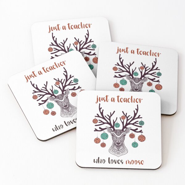 Item preview, just a teacher who loves moose designed and sold by amersoliman.