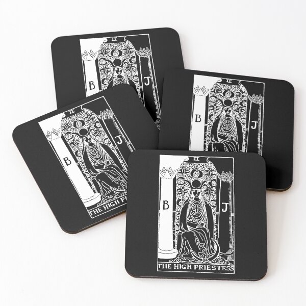 Item preview, The High Preistess Tarot in white designed and sold by winterwinter.